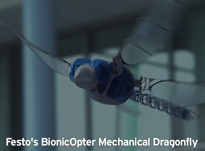 Festo's BionicOpter Mechanical Dragonfly