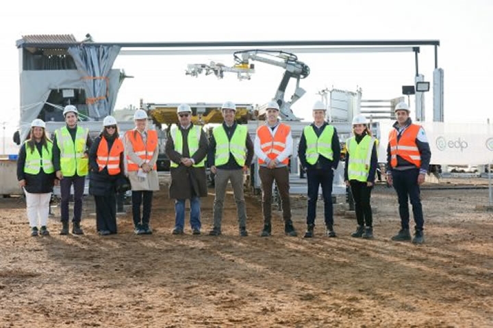 EDP tests construction of its first solar park with automation technology